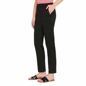 Nautica Women's Tencel Ankle Trouser Pants, Black size 26 2